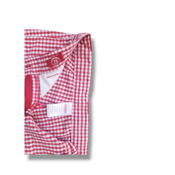Gymboree Vintage Strawberry Farm Girls 8 Red Gingham Bermuda Shorts - Picture 5 of 5
